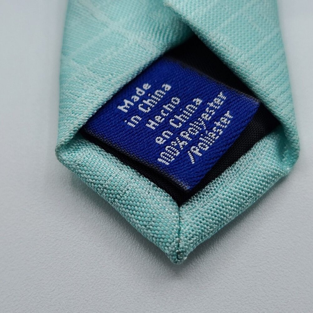 Apt 9 Mens Skinny Neck Tie with Pocket Square Light Green Occasion Set NWT - Picture 5 of 6
